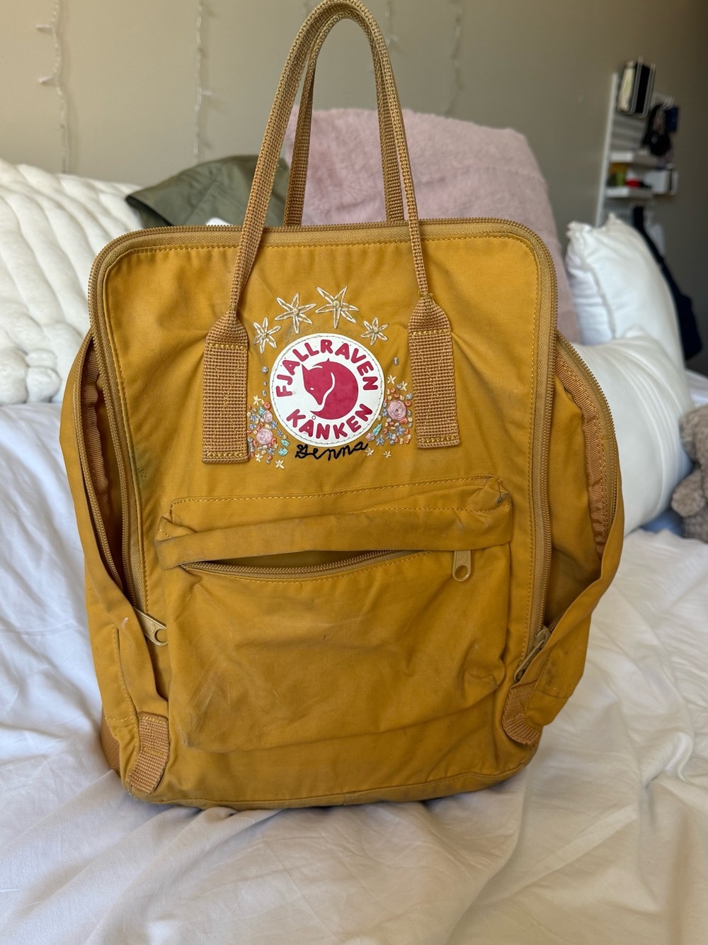 Fjällräven Kånken Mustard Yellow Backpack